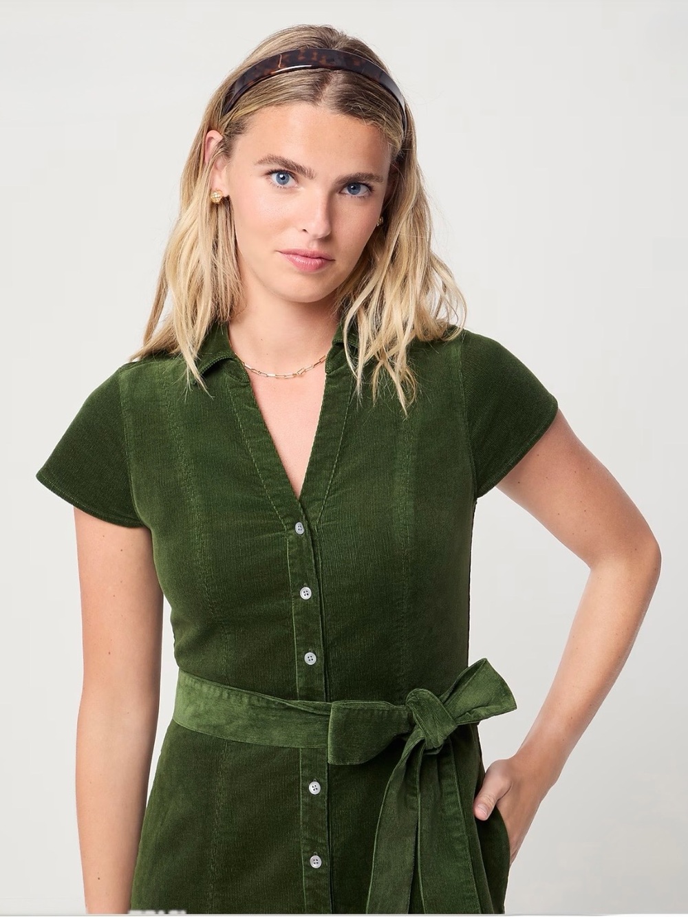 J.Crew Corduroy Tiered Midi Shirt Dress 12 NWT - Picture 4 of 6